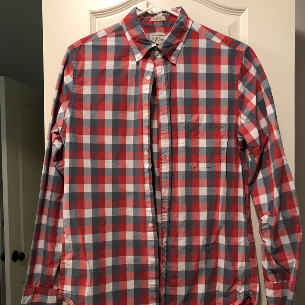 J. Crew Cotton Button-down Shirt Men’s Small